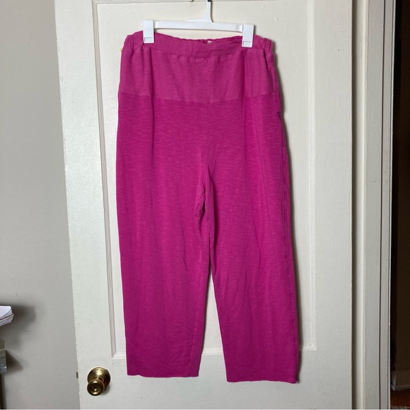 Free people movement pink surfside jogger sweatpants womens L - Picture 3 of 11